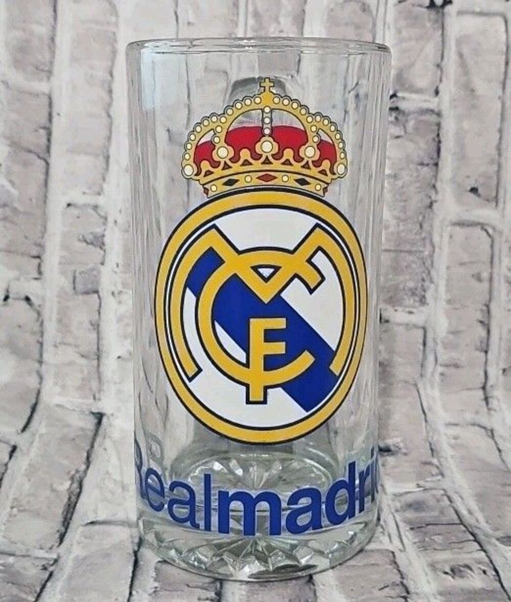 Real Madrid Beer Mugs, 26.5 oz.